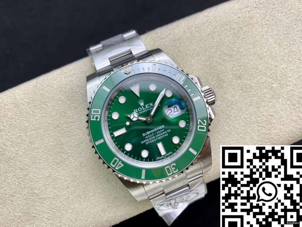 Clean Green Dial Rolex Submariner Factory V4 116610LV-97200 0115